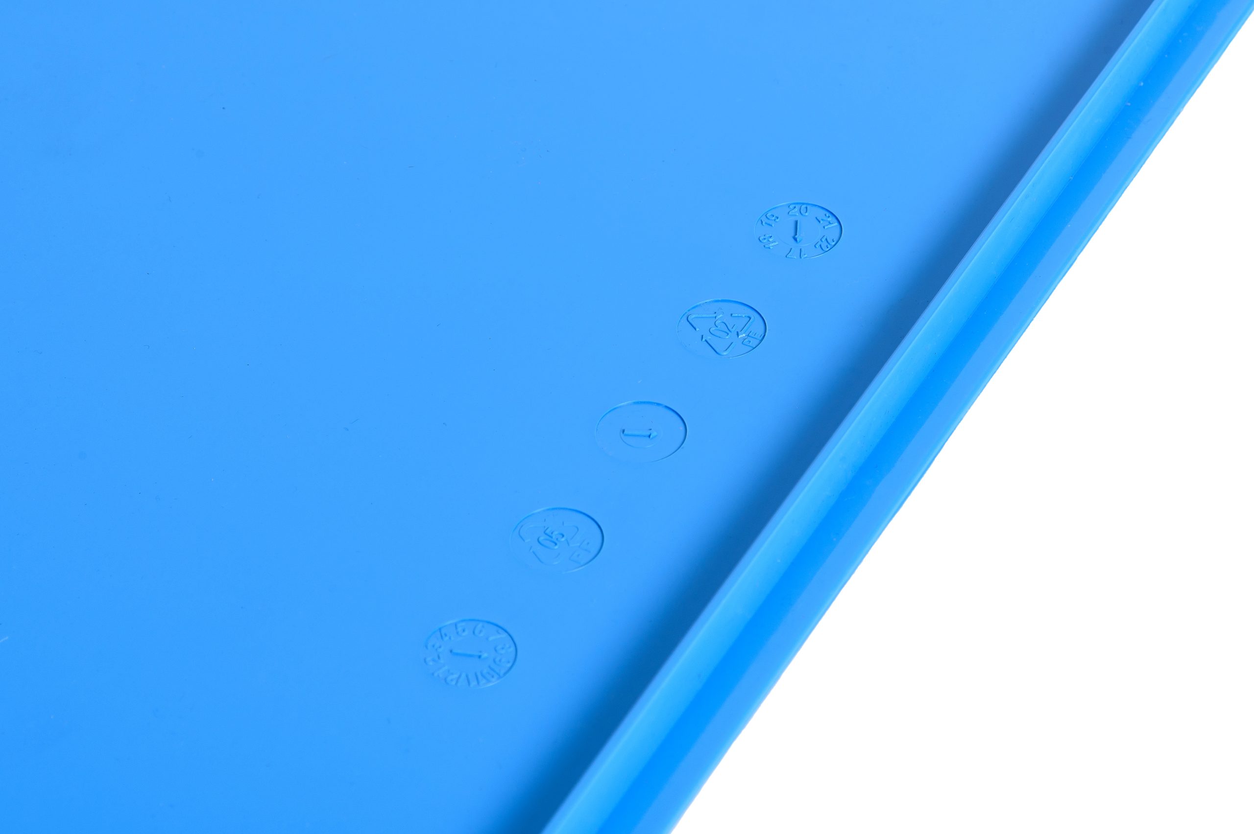 Євроконтейнер, пластмасова скринька (сірий) - Зображення 7