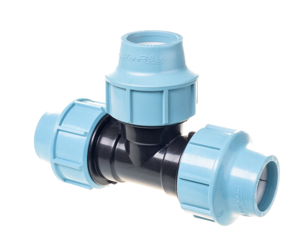 Трійник затисний