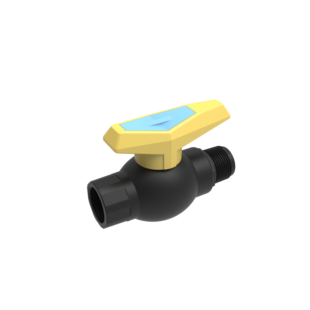 Крани кулькові пластикові ВН