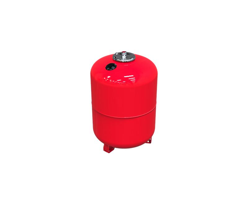 Hydraulic accumulator VTA series 100 liters (membrane) Red - Image 3