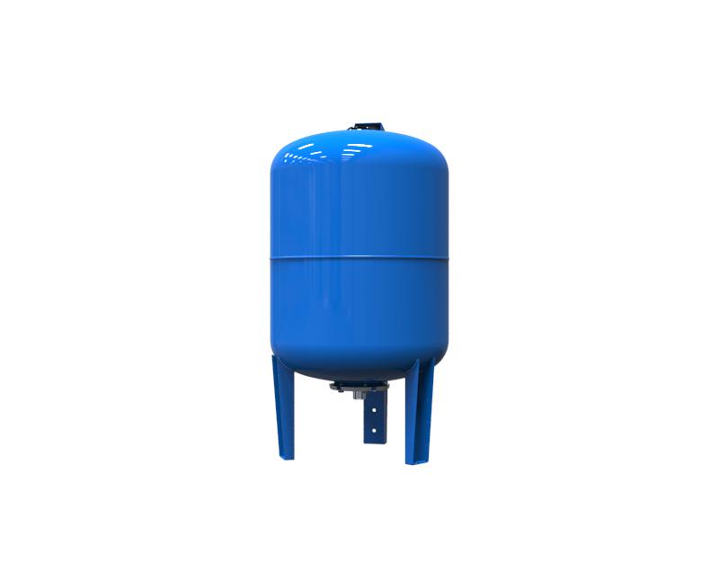 VTM series hydraulic accumulator with pressure gauge 100 l (vertical) Blue - Image 3