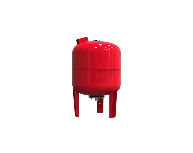 VTM series hydraulic accumulator with pressure gauge 80 liters (diaphragm) Red - Image 3