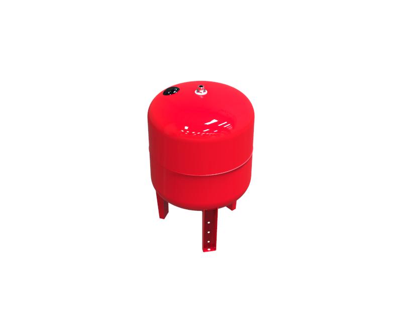 Гідроакумулятор серії VTS із прохідним штуцером 80 літрів (мембранний) Red - Зображення 2