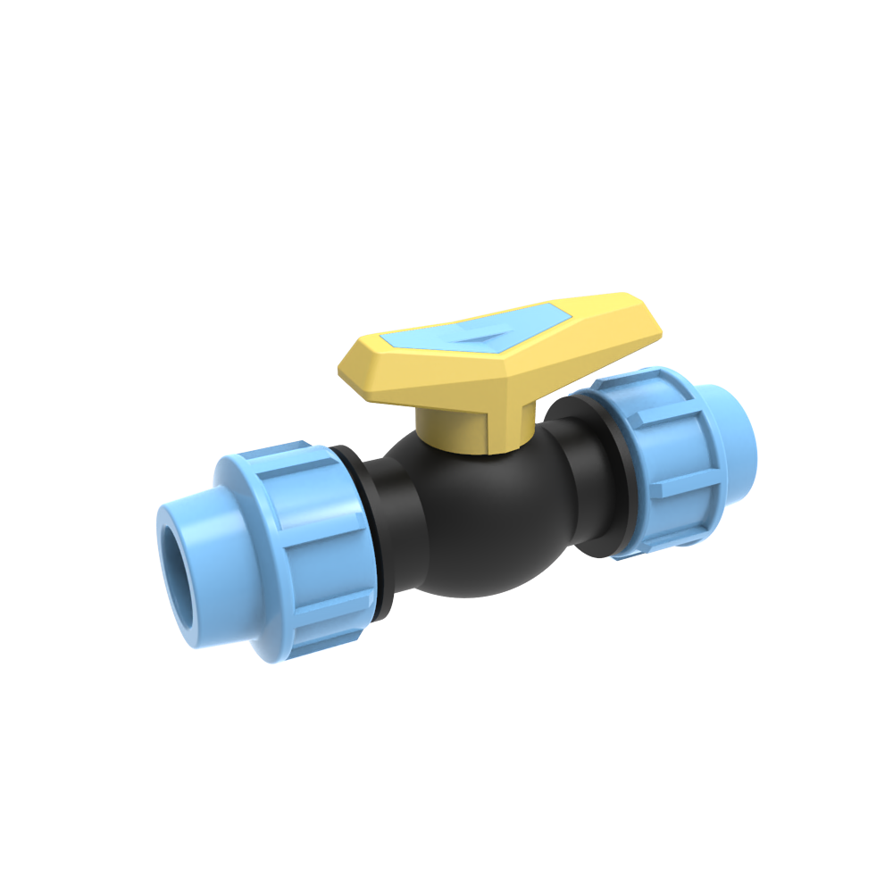 Крани кулькові пластикові ЗЗ