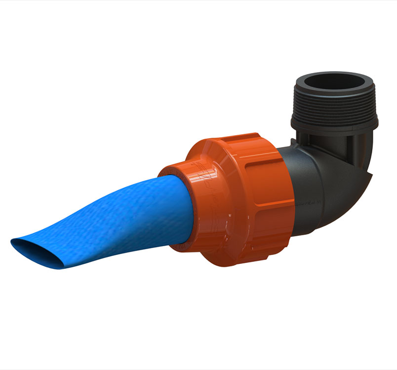 КОЛІНО ASM Із ЗОВНІШНІМ РІЗЬБЛЕННЯМ