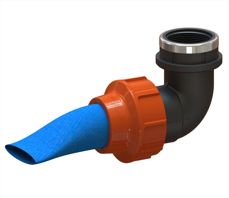 КОЛІНО ASM З ВНУТРІШНІМ РІЗЬБЛЕННЯМ