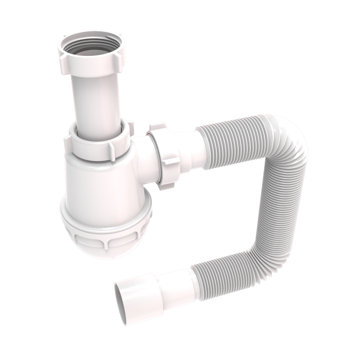 Напівсифони для кухонних мийок