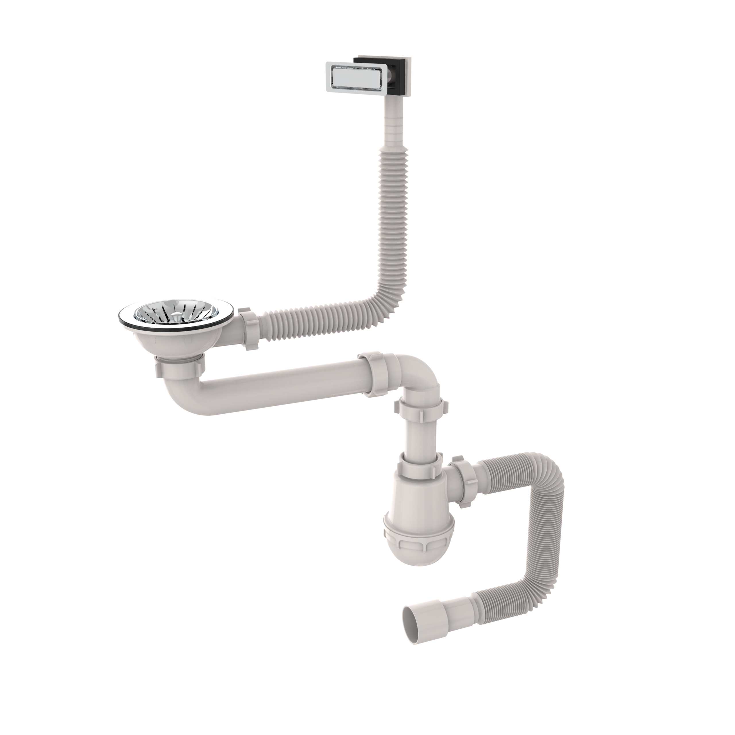 Сифони для тектоничних мийок 115mm