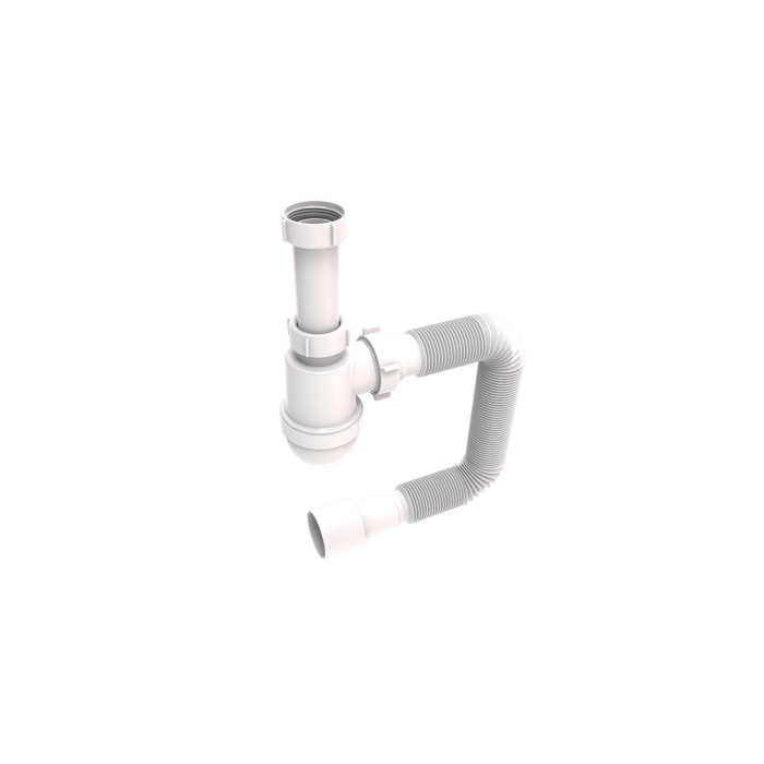 Semi-siphons for washbasins