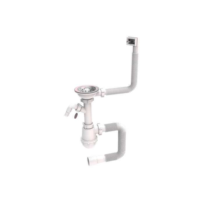 Siphons for kitchen sinks