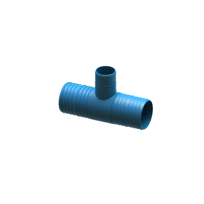 Reducing tee for LFT hoses