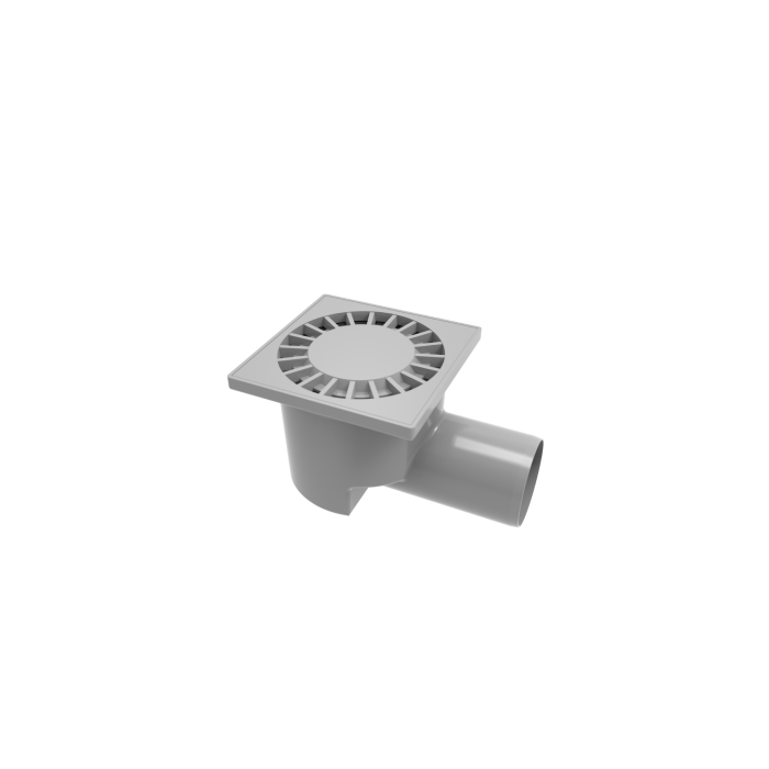 Point trap — horizontal outlet